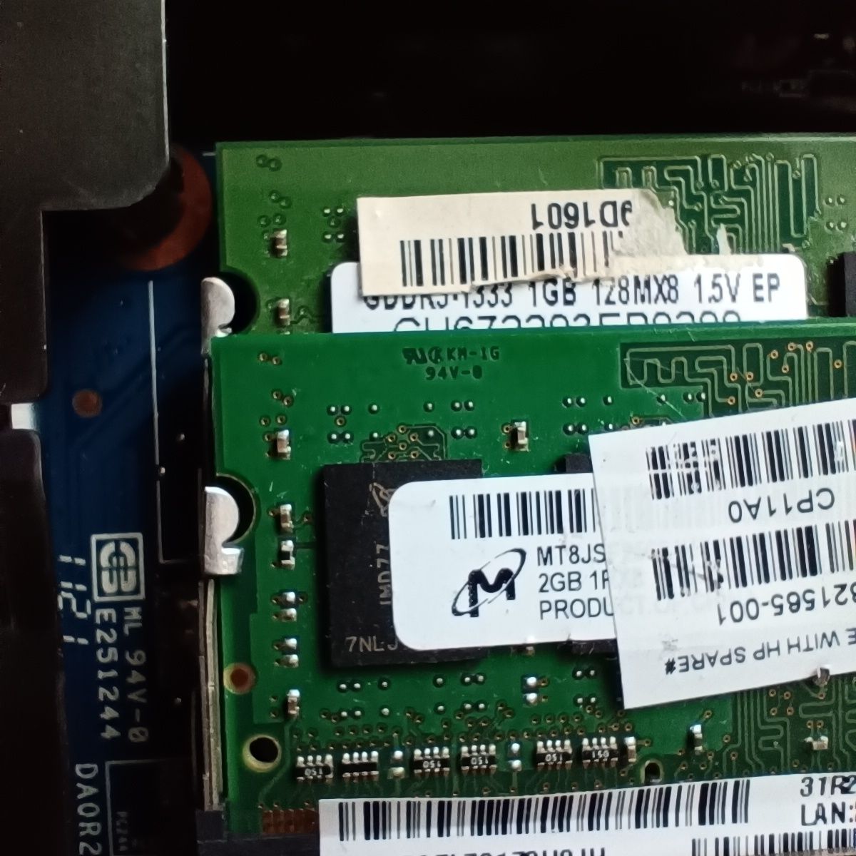 Ноутбук HP неисправный на запчасти