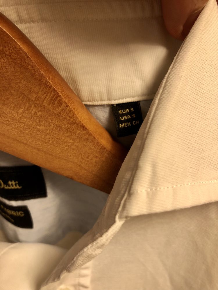 Рубашка белая Massimo Dutti EUR S-M