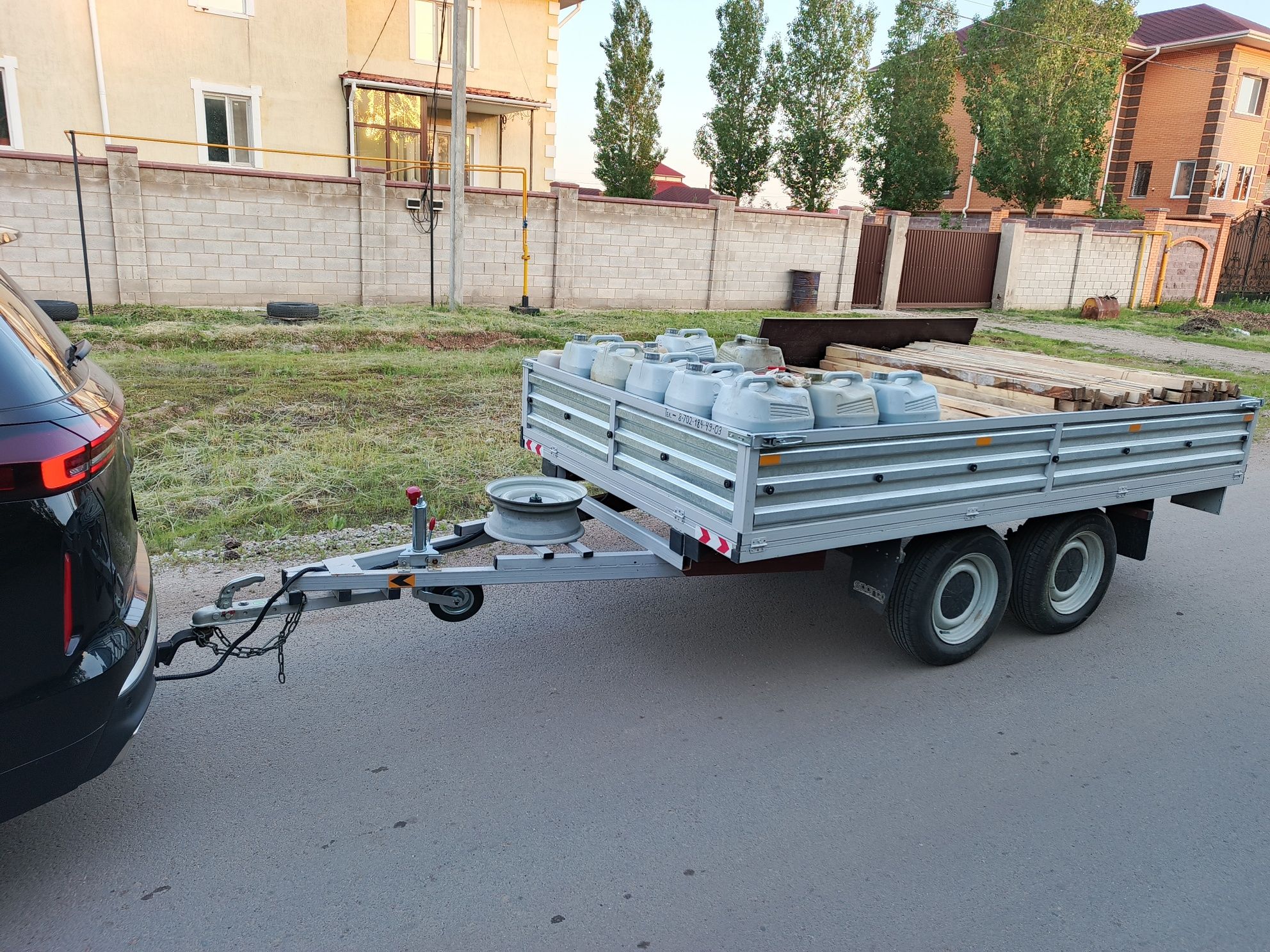 Прицеп телега двухосный