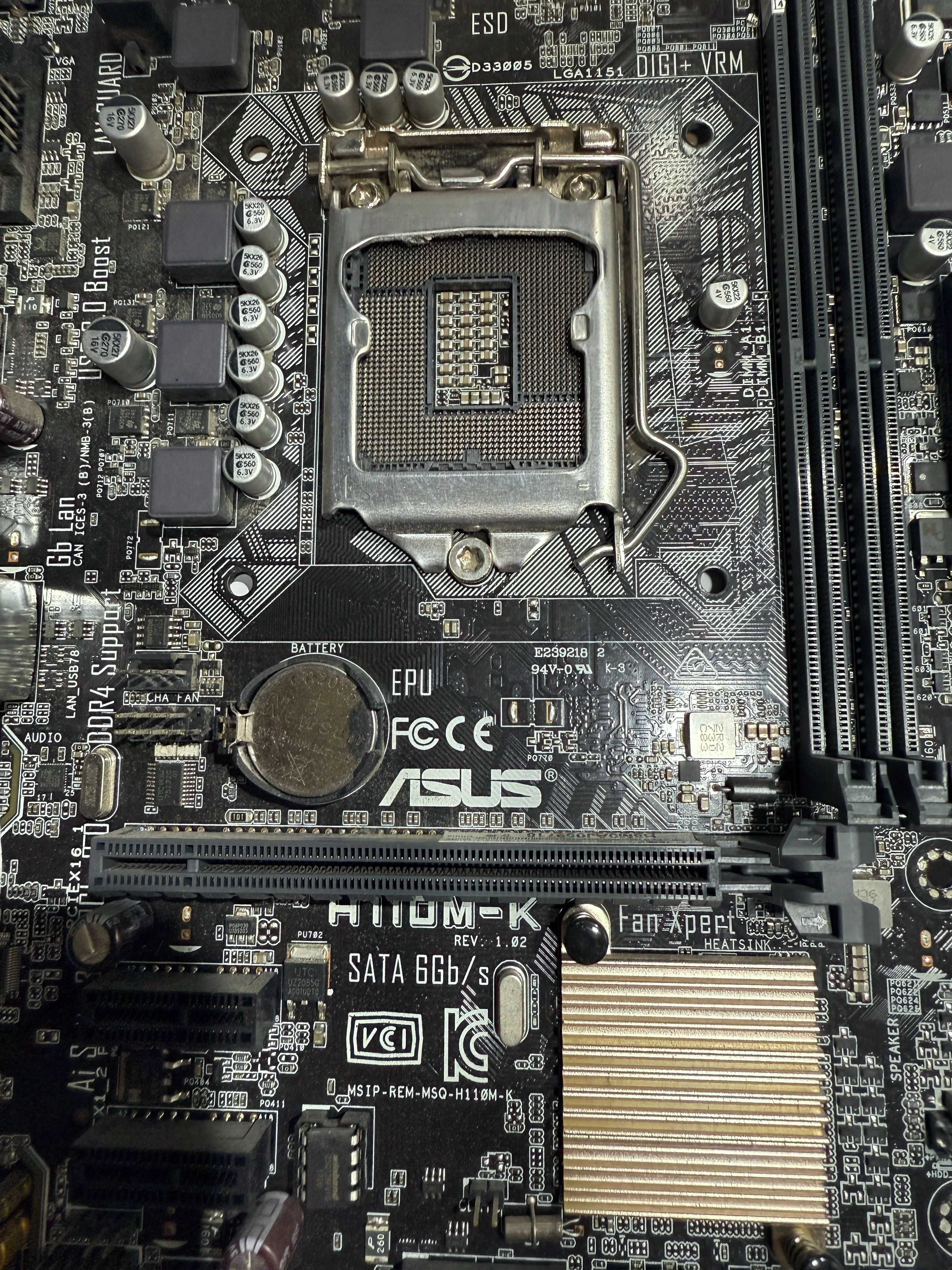Материнская плата ASUS H110M-K