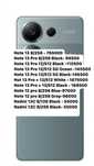 Redmi Note 13; Note 13 pro; Note 13 pro plus , redmi 13c