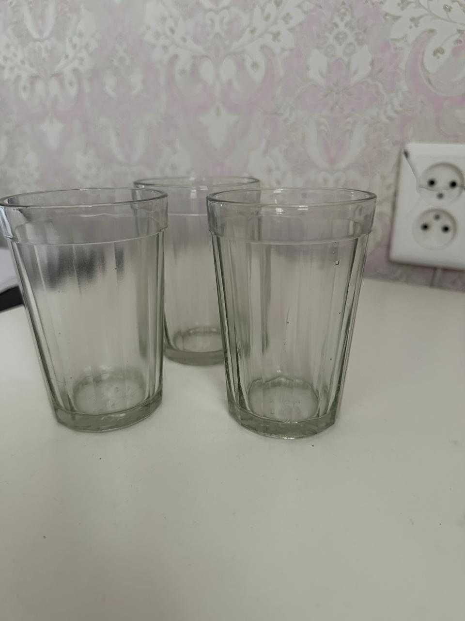 Продам гранённые стаканы, советские, новые