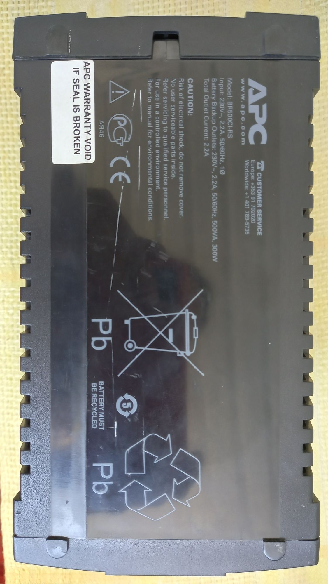APC Back-UPS RS 500