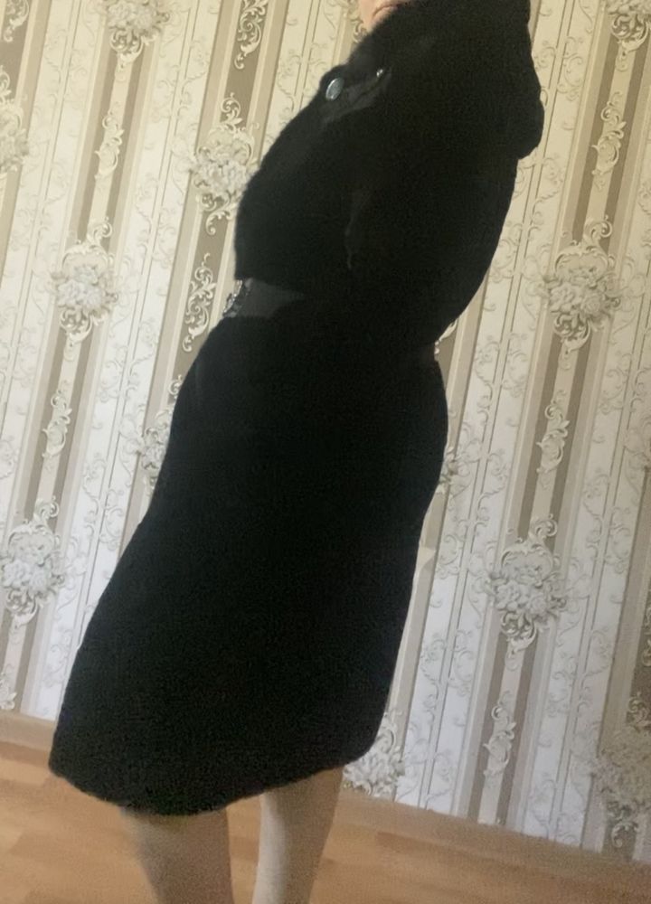 Шуба из мутона