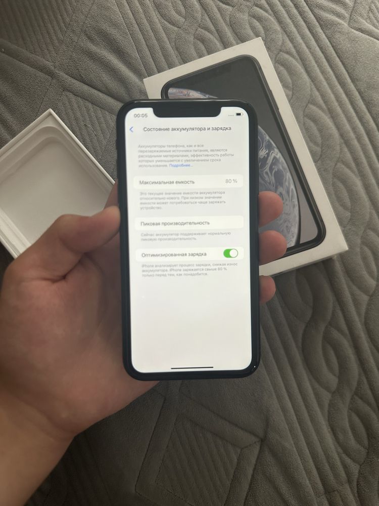 iPhone XR АКБ 80% в отличном состоянии