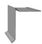 Конек металлический острый 15x15