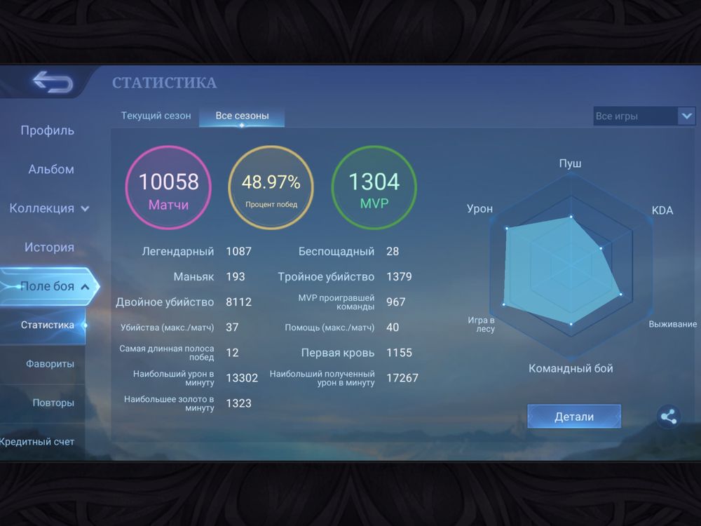 Продам акк Mobile Legends читайте описание