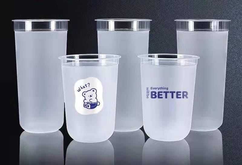 Стаканы с уникальным логотипом,  Buuble tea, Сироп, Тапиока, Джуз болл