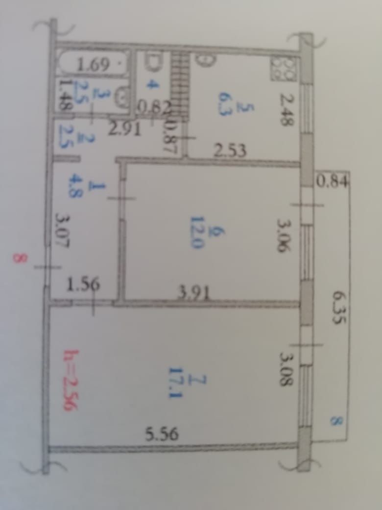 Продам 2ком кв. город Кандыагаш
