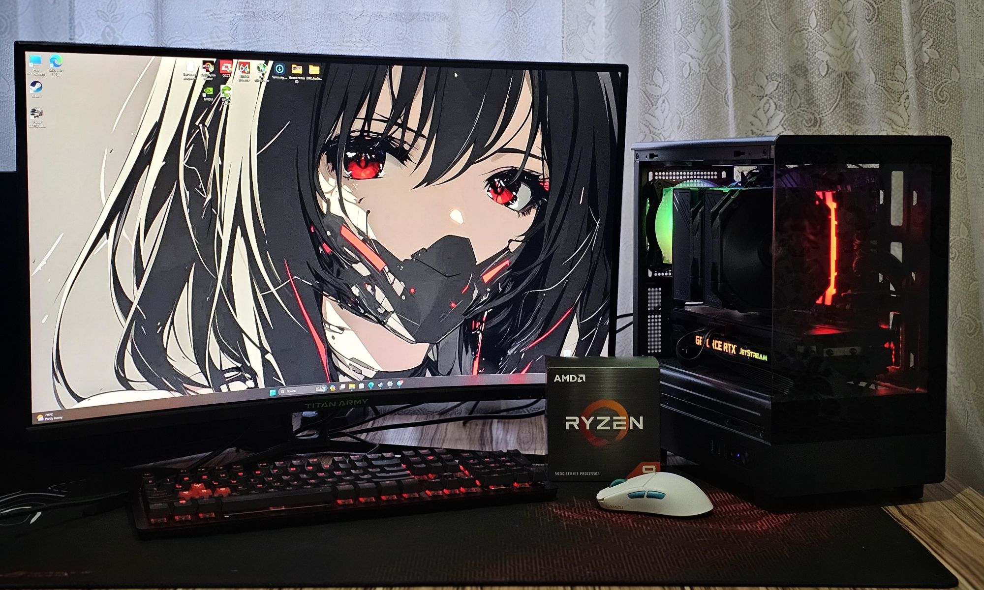 Мощный игровой/рабочий ПК Ryzen 9 5900x и RTX 3070