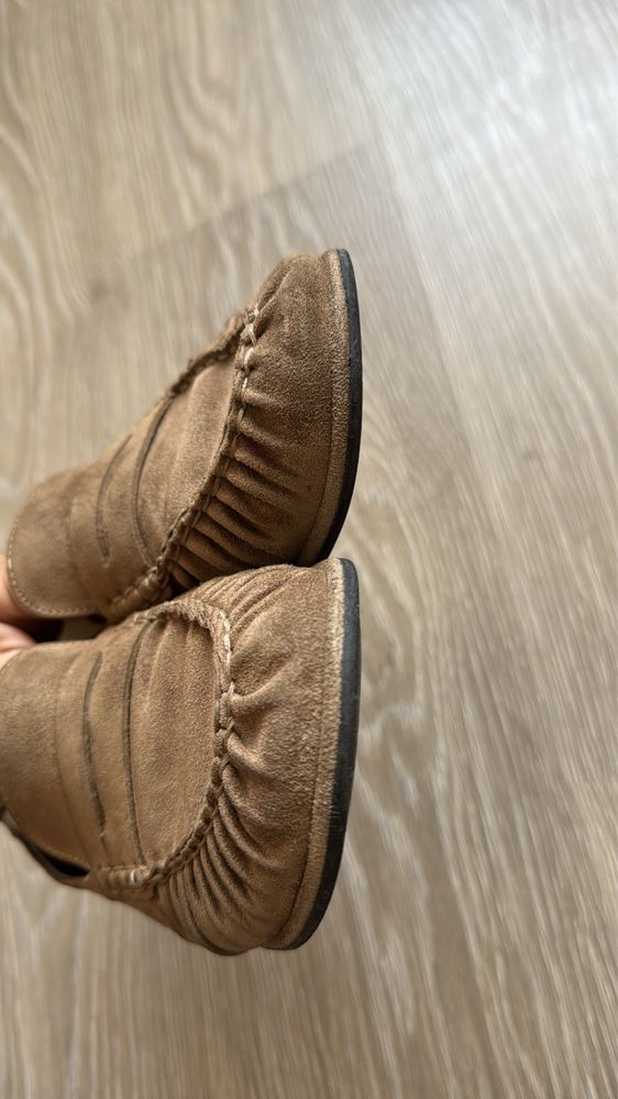 Замшевые лоферы Massimo Dutti - 37