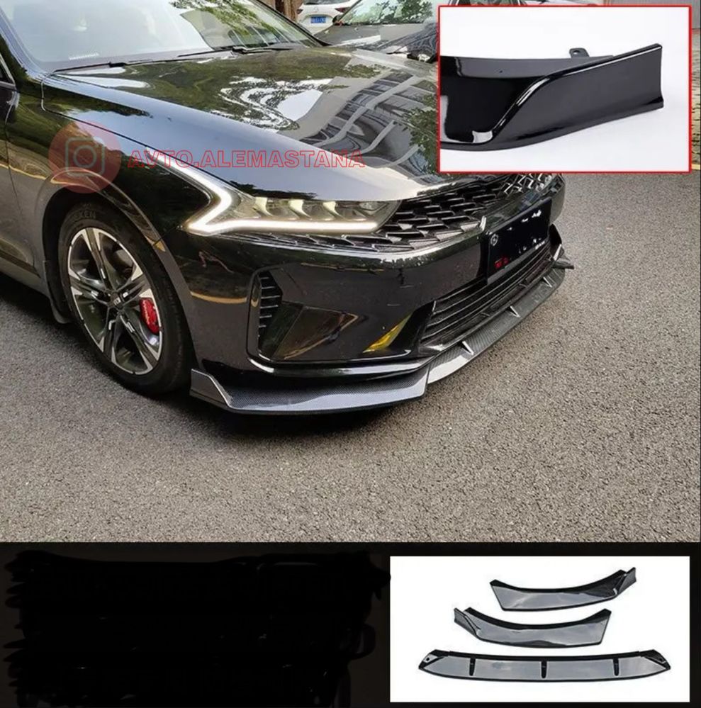 Kia K5 сплитер, накладки на зеркала 20-21