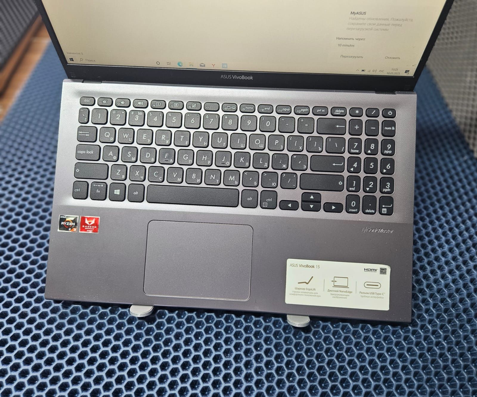 ASUS PRIME /512 gbM2 SSD/8gb ddr4/тонкие рамки/ips/win 10pro.