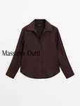 Massimo dutti рубашка лён
