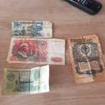 Купюры из Советского союза.