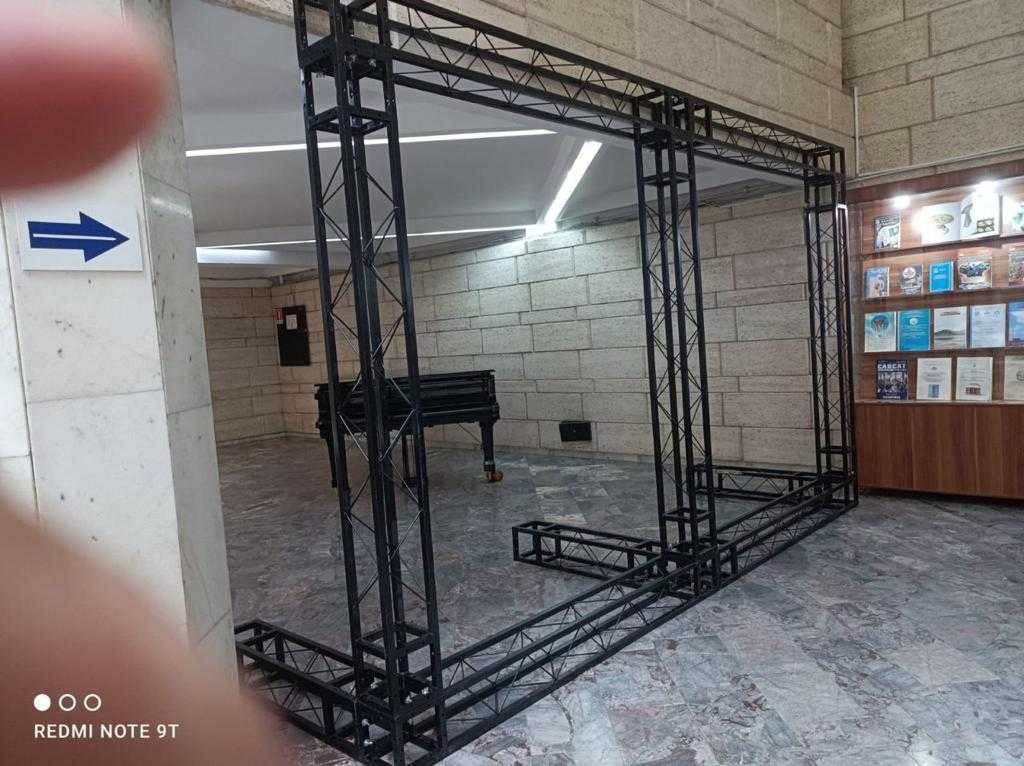 Аренда, прокат Фермовые конструкции, подиум сцена