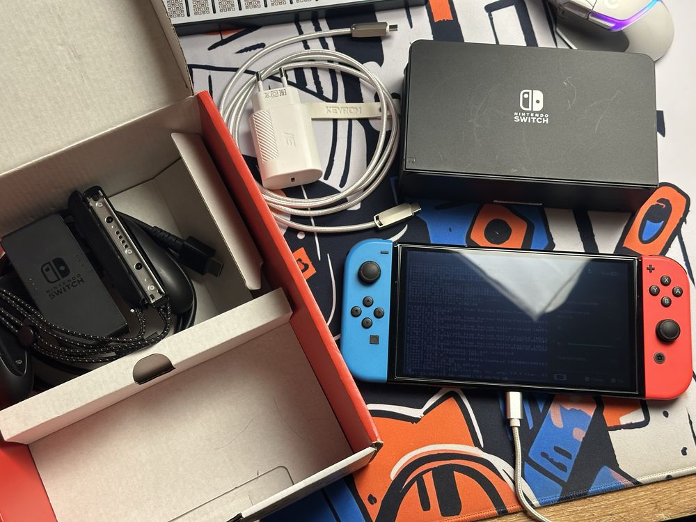 Прошитый Nintendo Switch OLED
