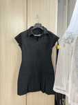 Черное платье ср длины красивое Zara разм 44-46