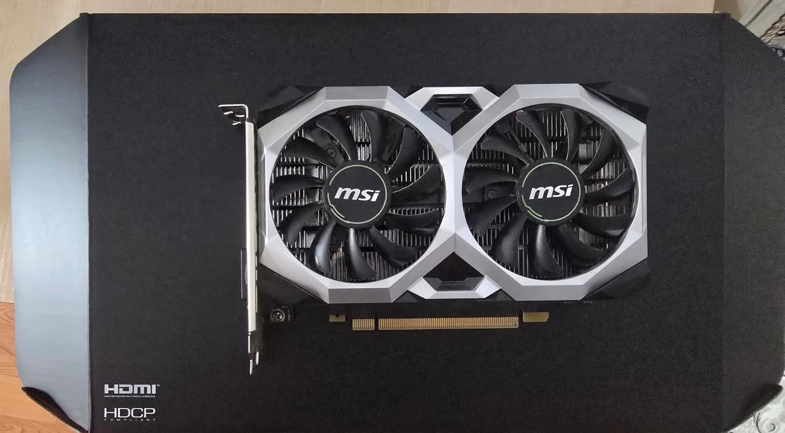 Видеокарта MSI GTX 1650 Super в отличном техническом состоянии.