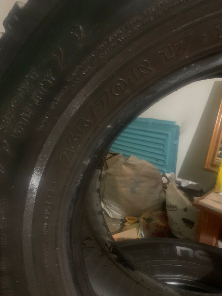 Продам резину, цена за комплект ! 265/70 R17