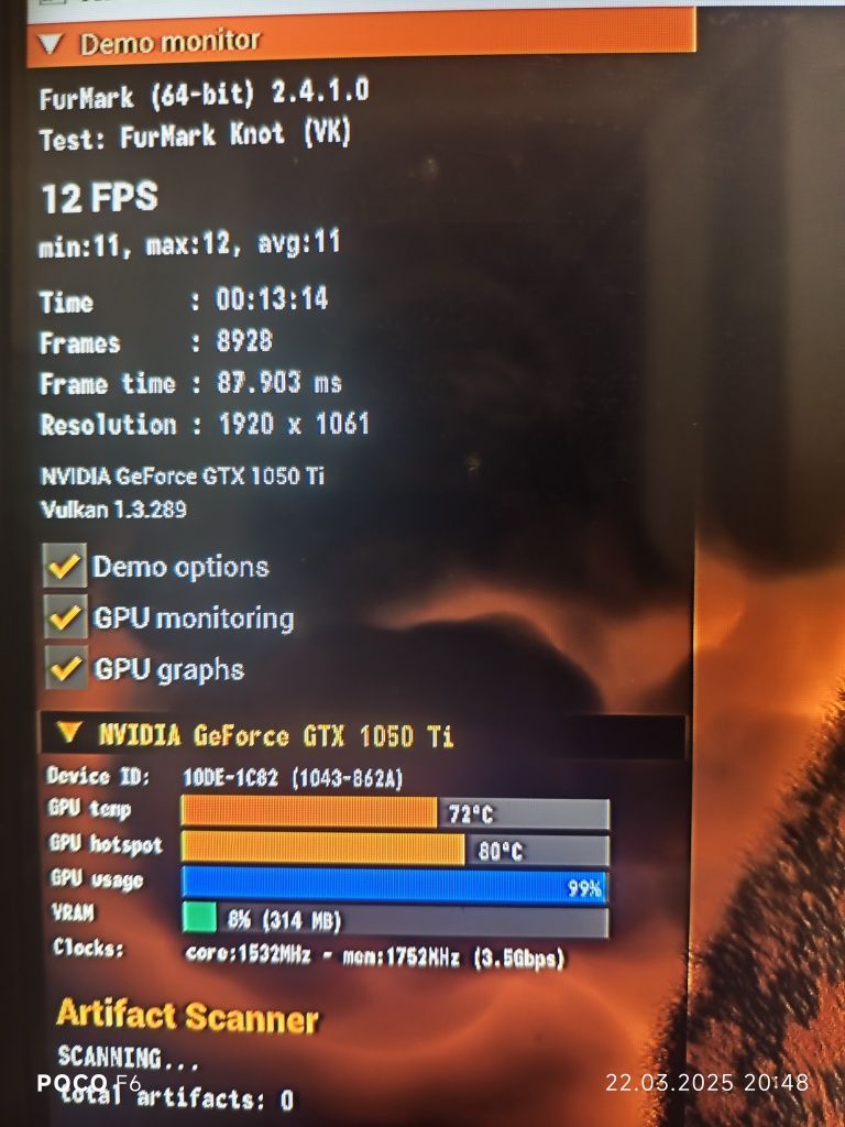 Видиокарта 1050TI 4G