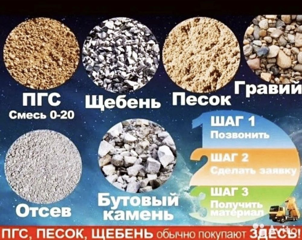 Доставка камаз сникерс отсев щебень песок пгс