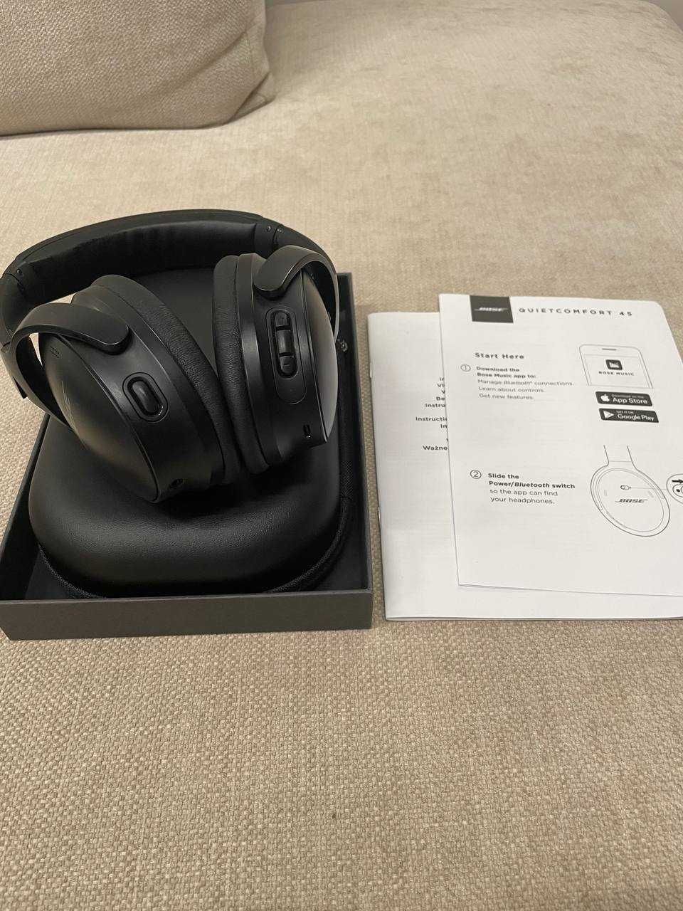 Продам оригинальные наушники Bose QC 45 в отличном состоянии