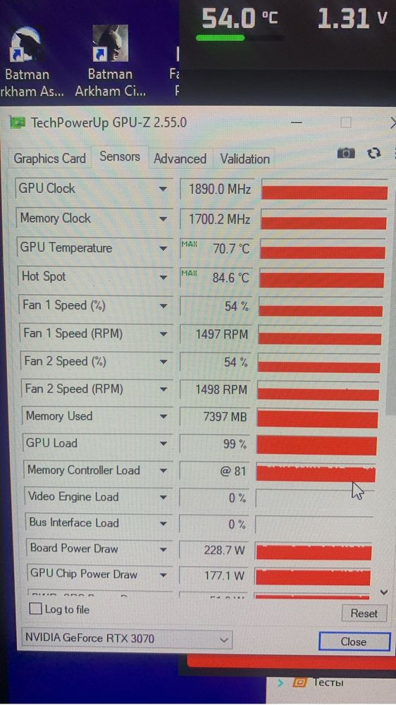 Palit RTX 3070 Jetstream 8 GB