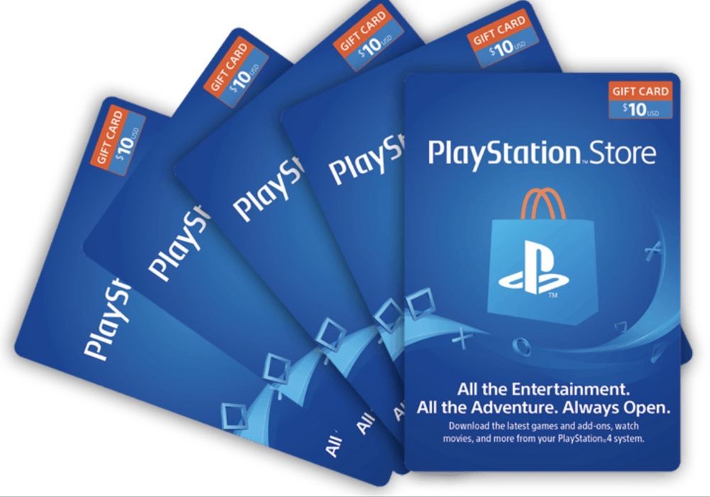 Карты пополнения Playstation, Индия и Турция