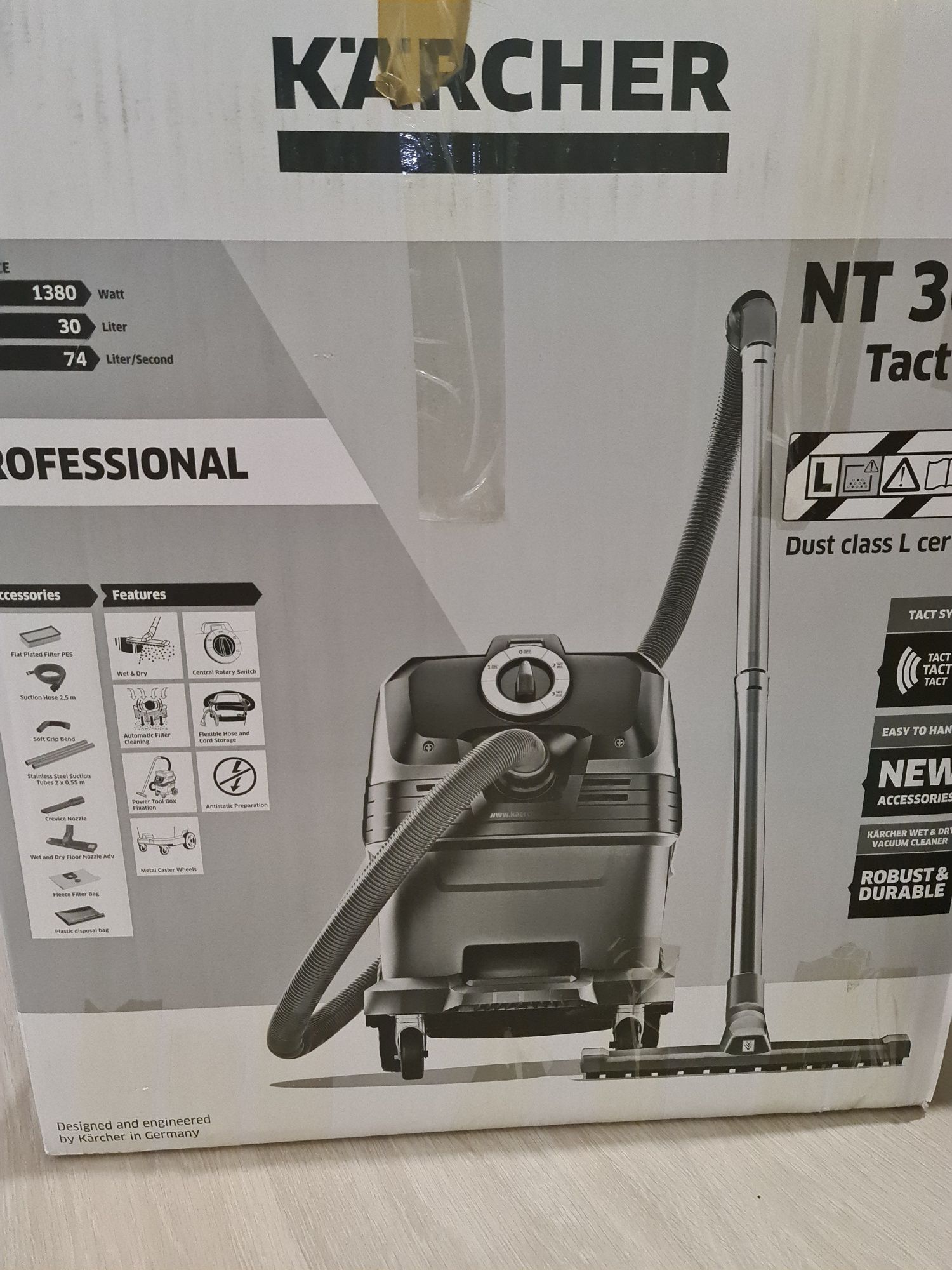 Аренда строительного пылесоса Karcher NT 30/1 TACT.