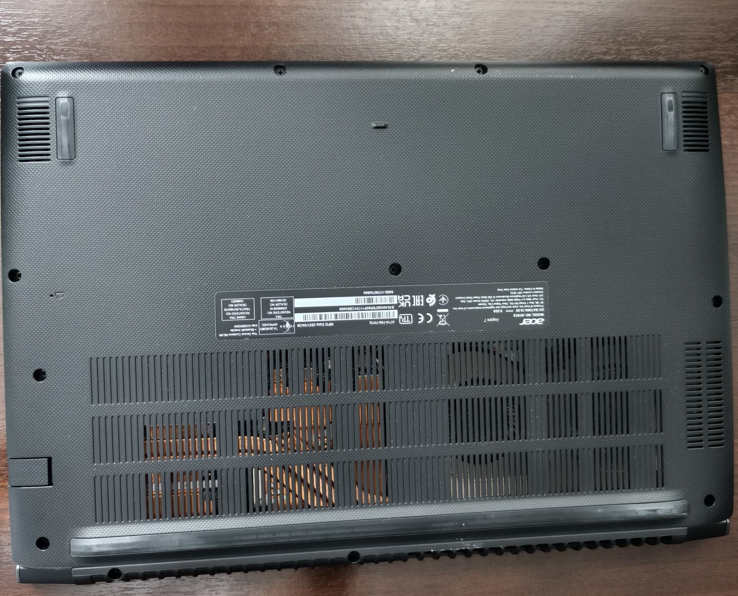 Ноутбук Acer Aspire 7/GTX 1650/I7-12650H/16 ОЗУ/512Gb