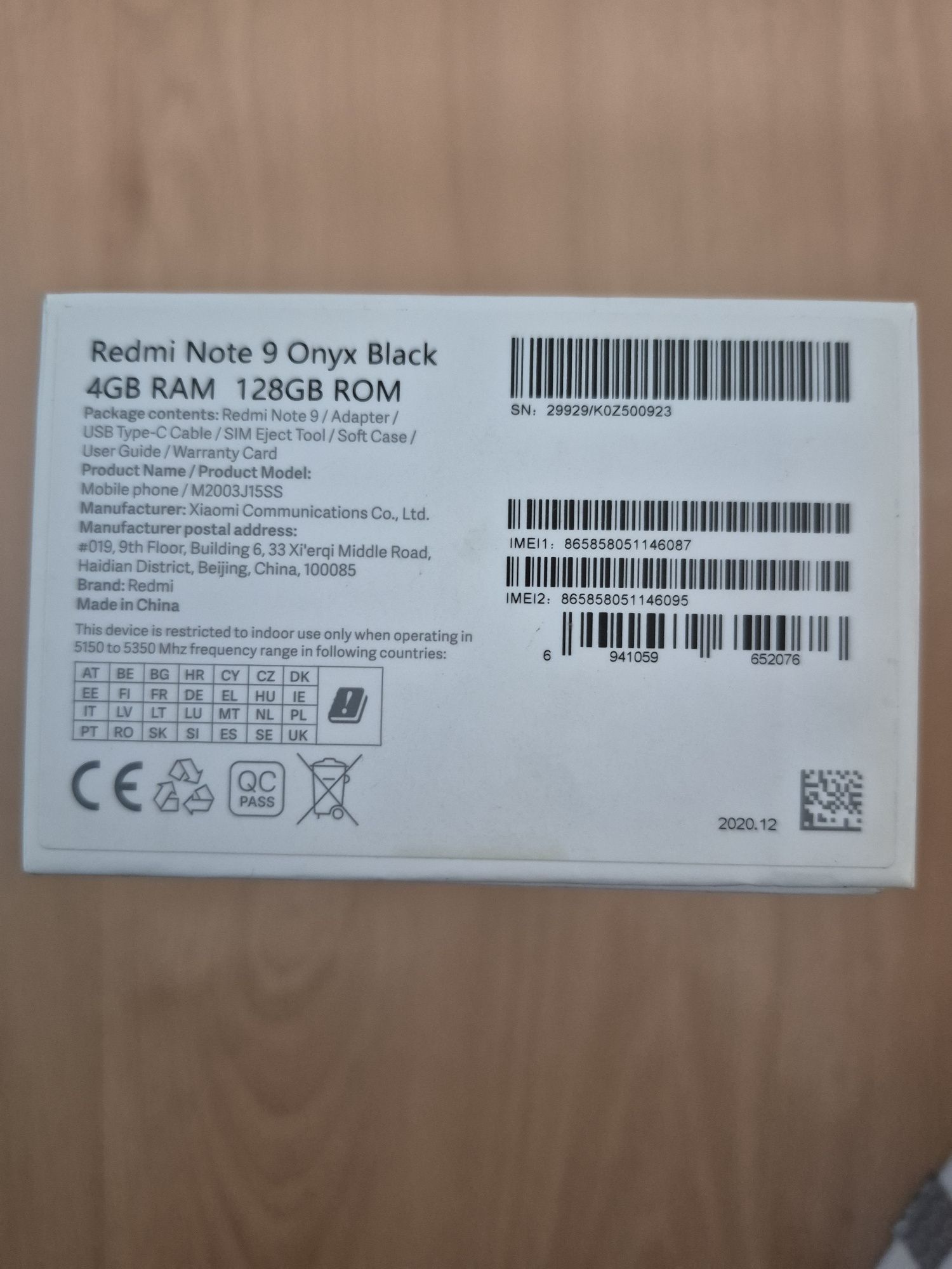 Продам Xiaomi Redmi Note 9