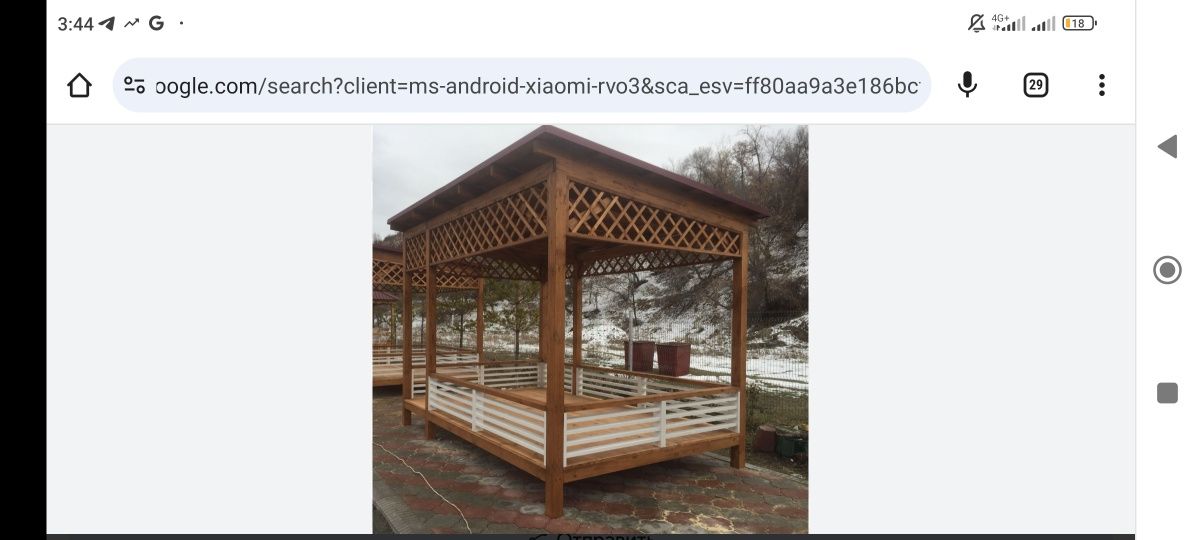 Беседки из дерева