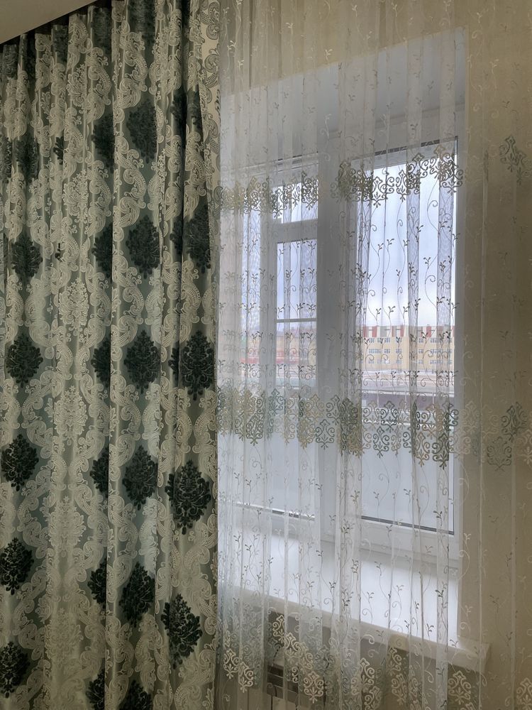 Тюль шторы в зале