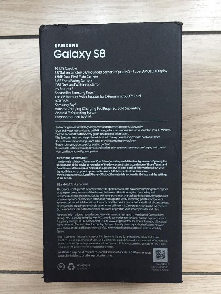 Смартфон Samsung S8