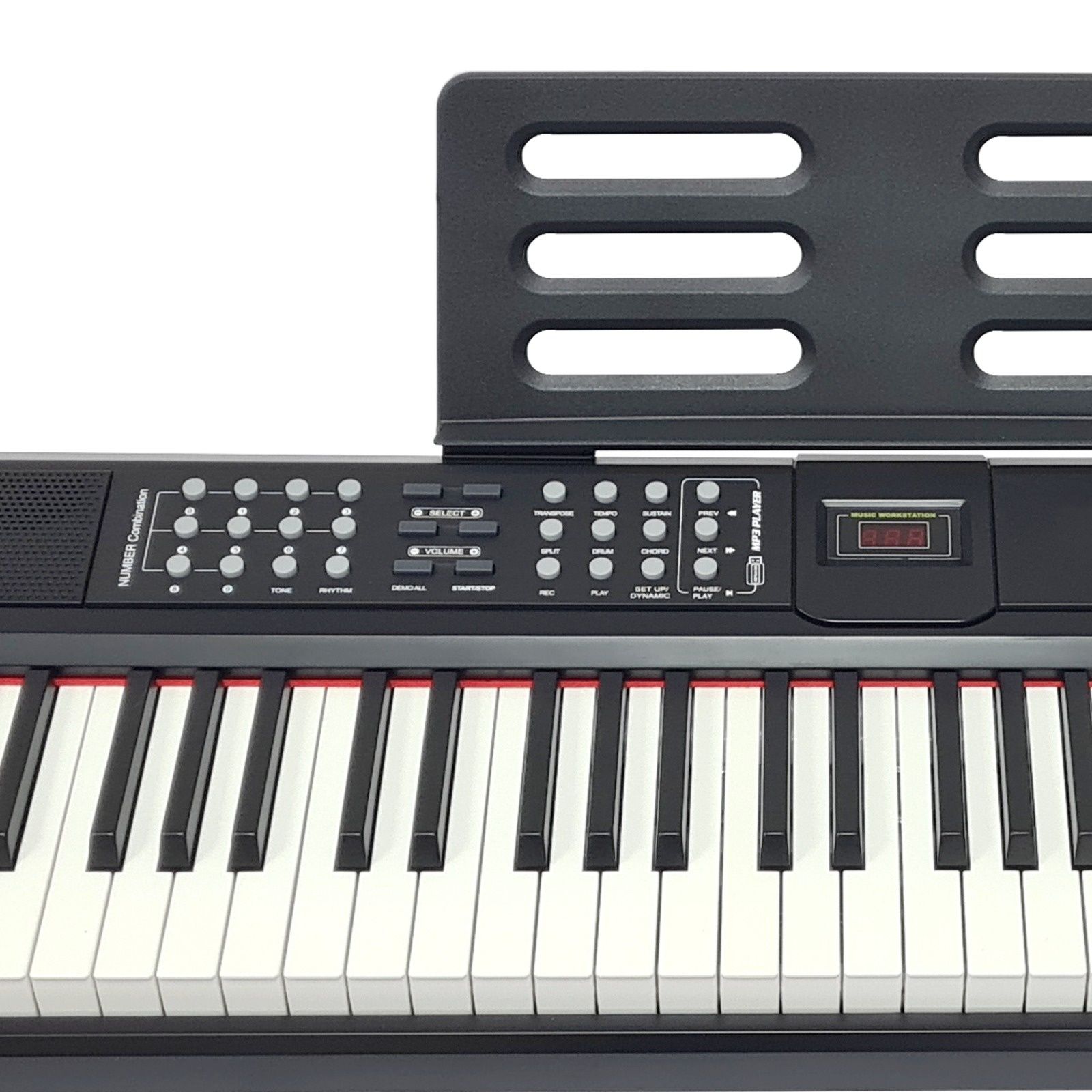Молоточковое цифровое пианино Smart Piano 88026, чёрное и белое