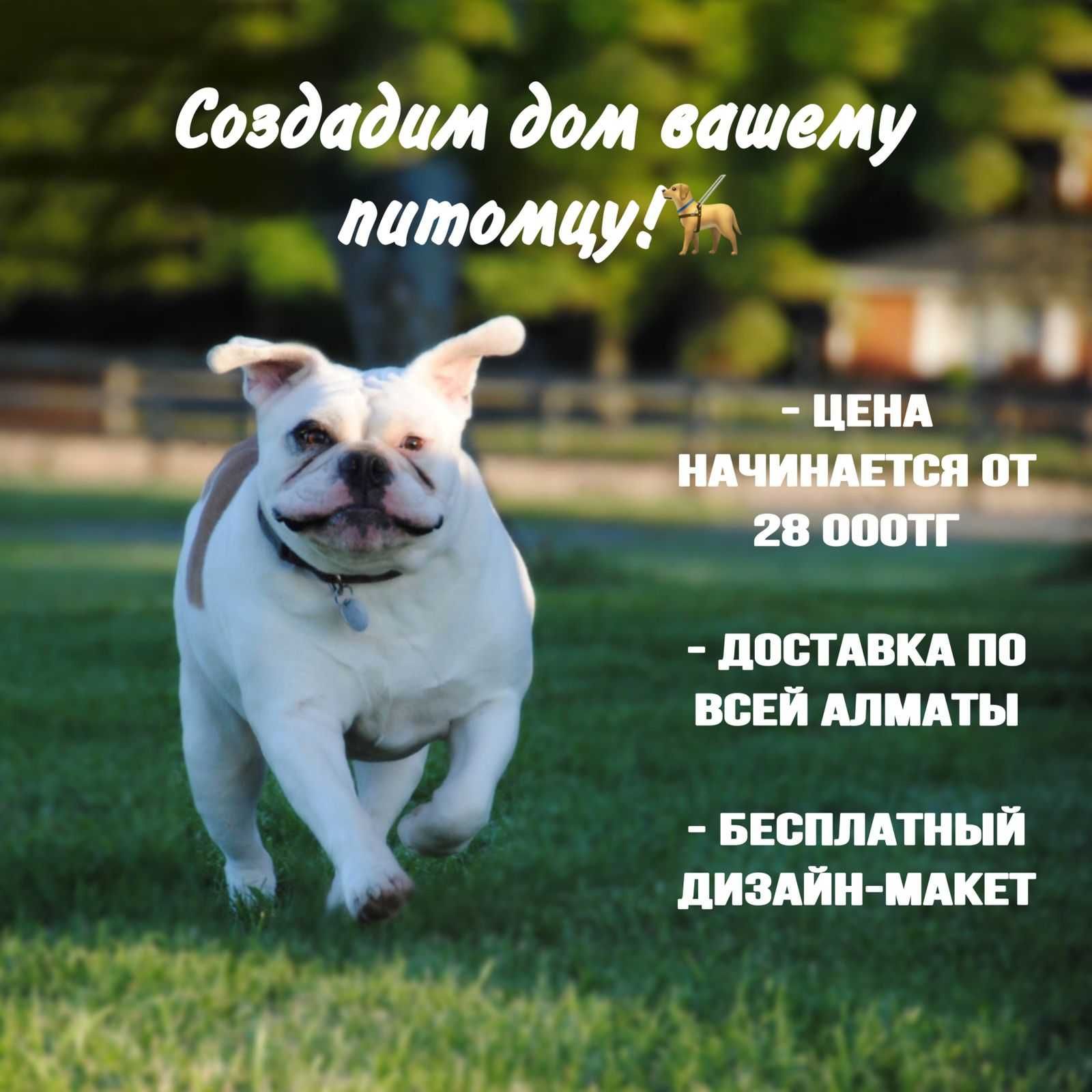 С ДОСТАВКОЙ Собачьи Домик Конура Большой будка для собаки утепленная