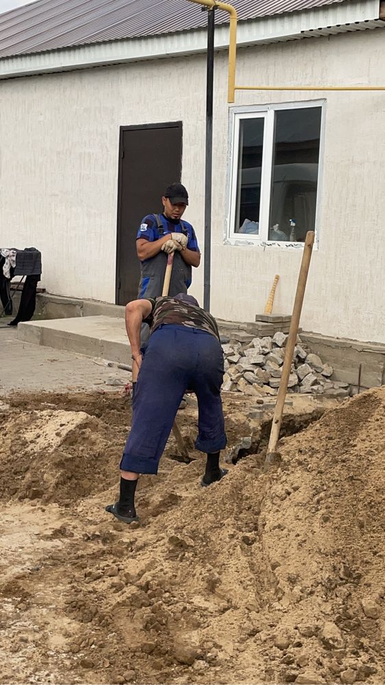 Водопровод канализация Копаем яму вручную