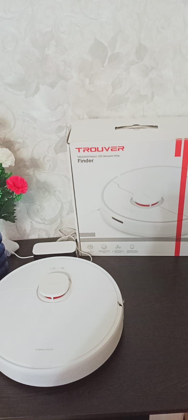 Робот-пылесос TROUVER Robot LDS Vacuum Mop Finder RLS3 белый