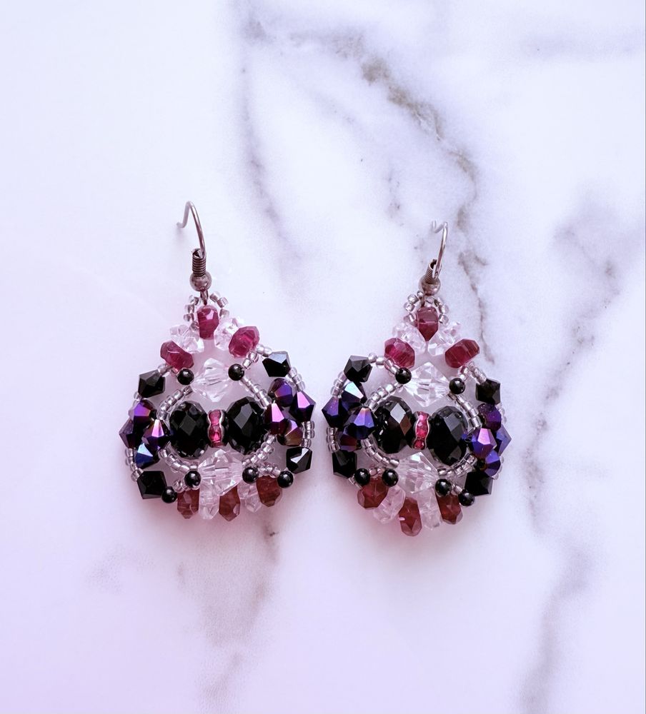 Серьги из Бисера