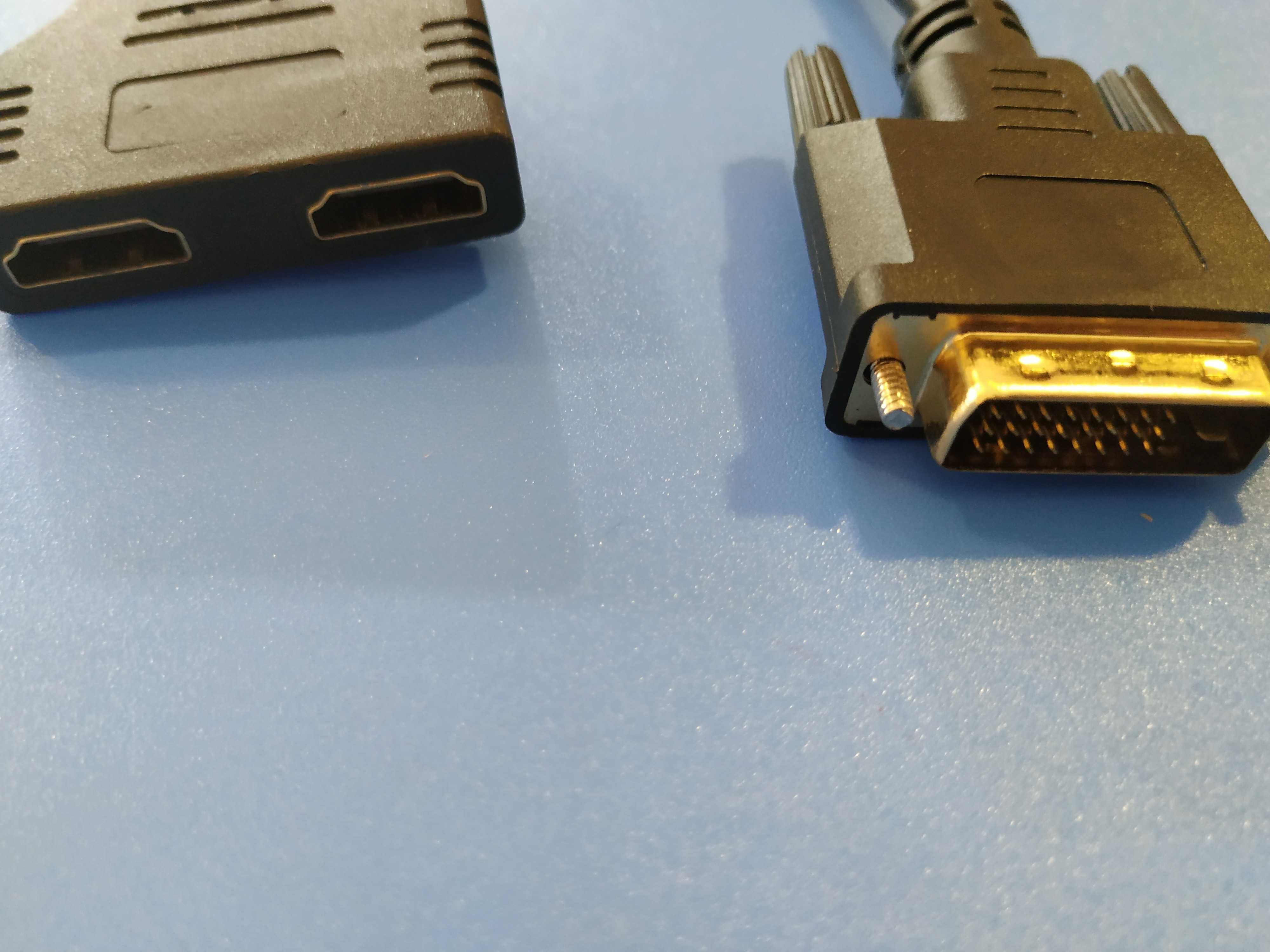 Адаптер DVI-D (24+1) на VGA, переходник DVI D на HDMI