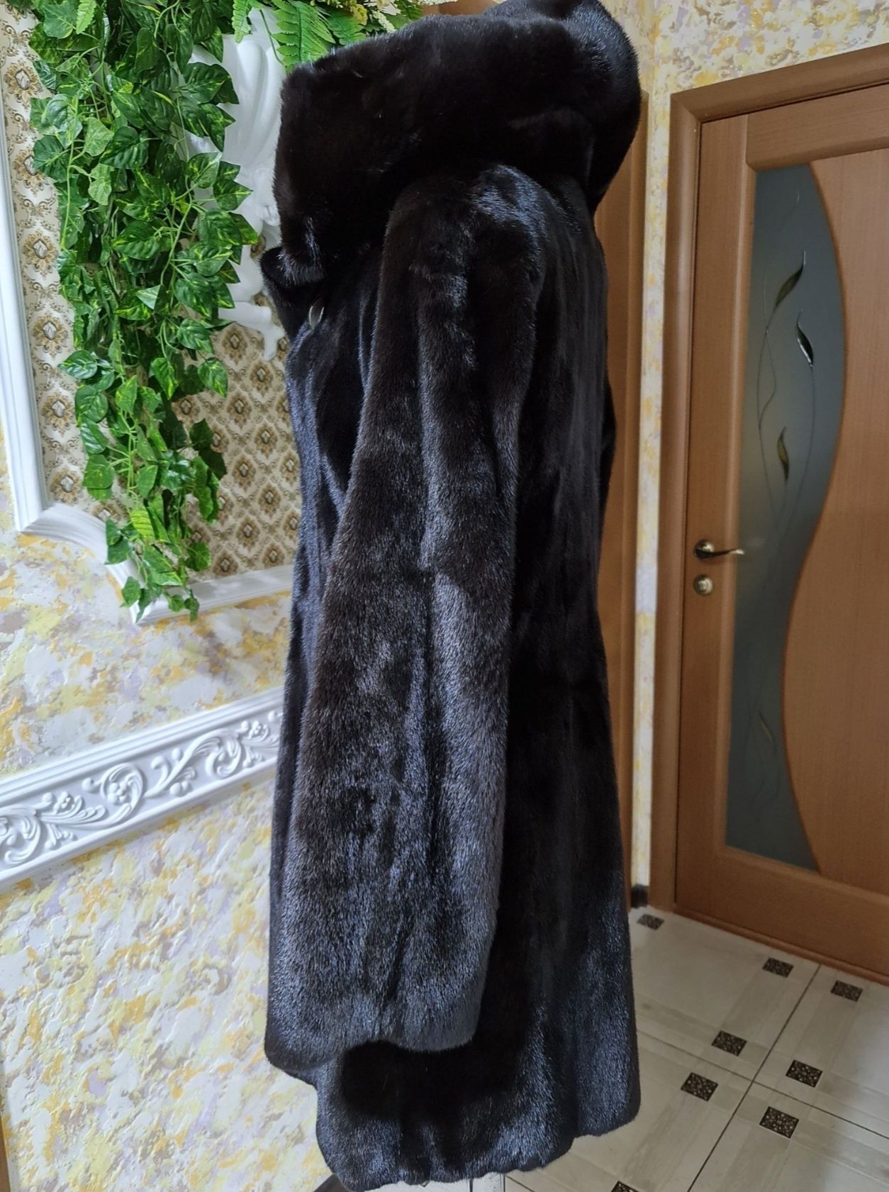 Шикарная Норковая Шуба "BLACKGLAMA",Красивая Оригинал ГРЕЦИЯ,