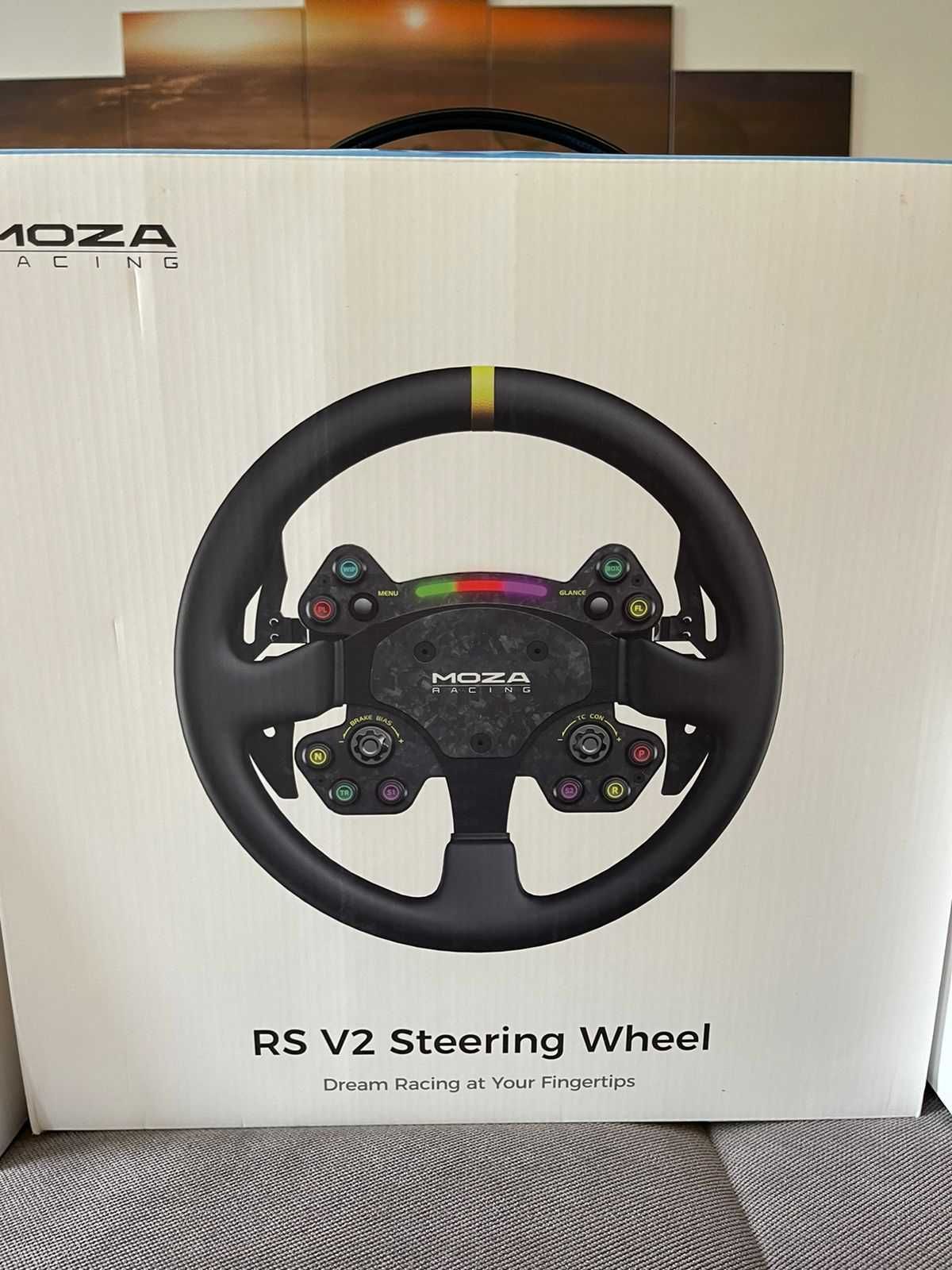 Игровой Руль Moza + Moza R9 DD V2 + CRP Pedals + Cockpit Next Level