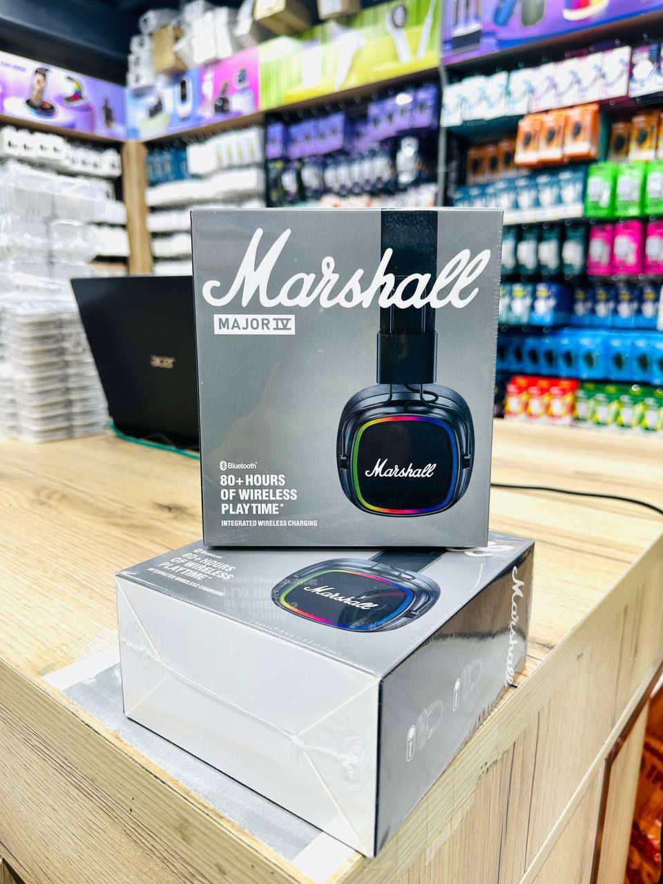 Bluetooth Наушник 
Реплика MARSHALL
MAJOR 4
Супер качества звучание
Мя