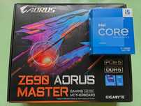 Процессор Intel Core i5 13600K +  матплата Gigabyte Z690 AORUS MASTER