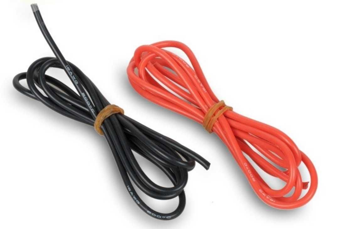 Силиконовый провод AWG 12 (4 мм2), AWG 14 (2.5 мм2), AWG 18 (1 мм2)