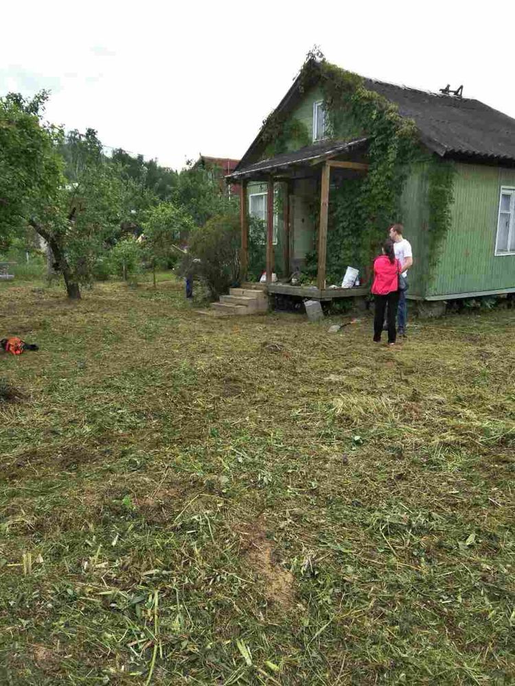 Уборка расчистка участков вырубка участков скос травы
