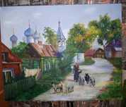 Картина, написанная масляными красками