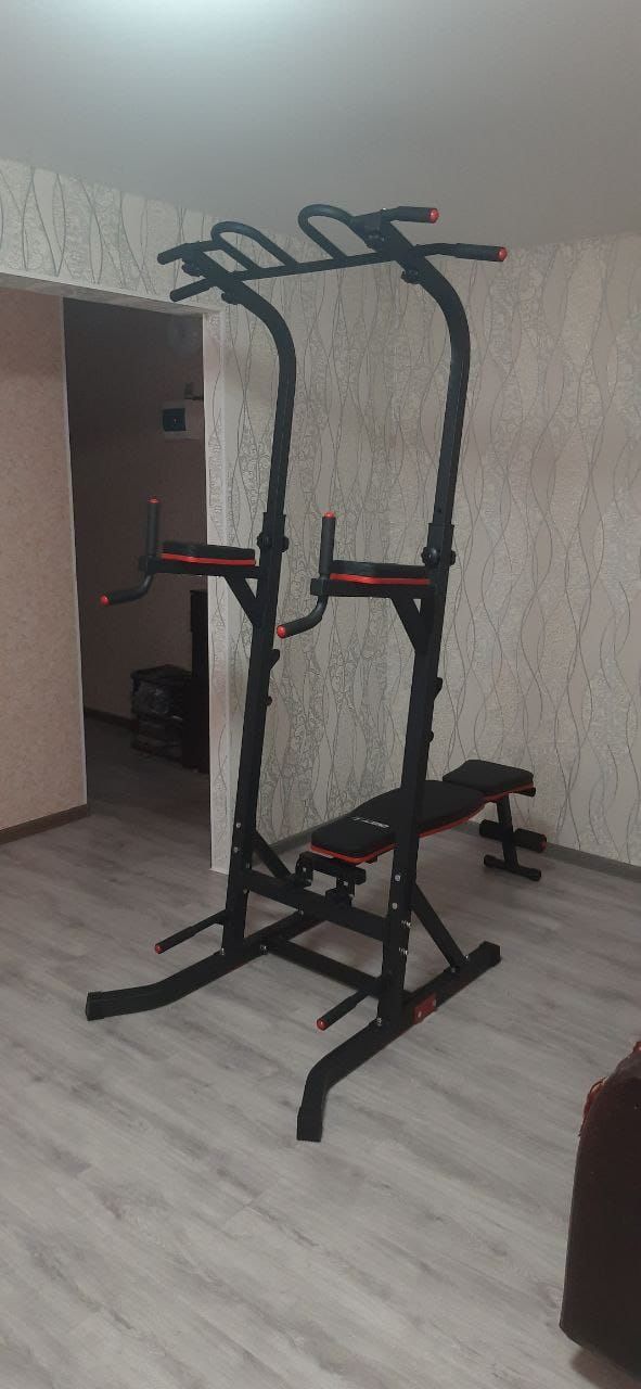 Тренажер турник-пресс-брусья Unix Fit power tower 150