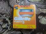 Кассеты для бритвенного станка Gillette Fusion 5, 8шт, оригинал